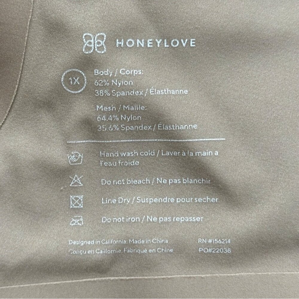 Honeylove Silhouette Bra Tan 156214 Womens Size 1X - Picture 5 of 5